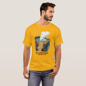 Yellowstone Nationalpark Supervulkan T-Shirt (Vorne ganz)