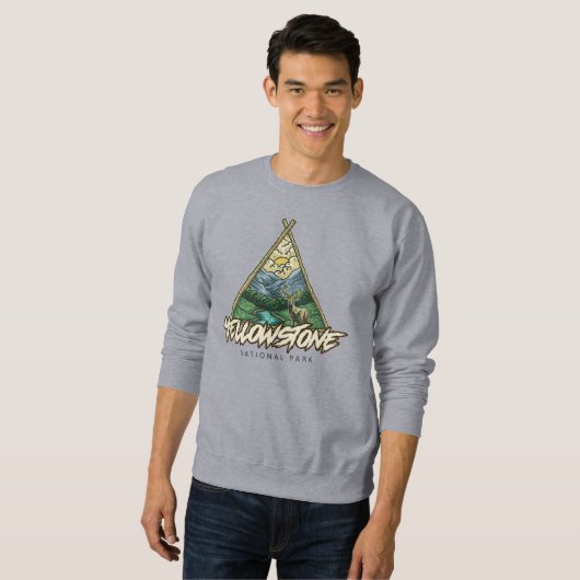 Yellowstone-Nationalpark Sweatshirt (Vorne ganz)
