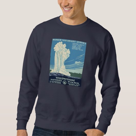 Yellowstone Nationalpark Sweatshirt (Vorderseite)