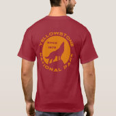 Yellowstone Nationalpark T-Shirt (Rückseite)