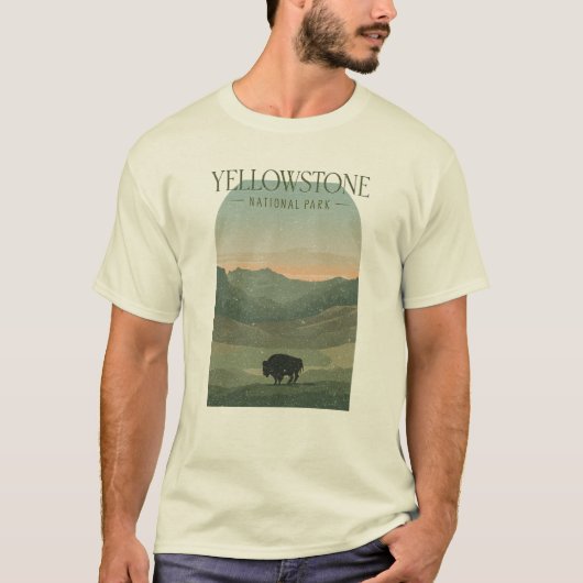 Yellowstone-Nationalpark T-Shirt (Vorderseite)