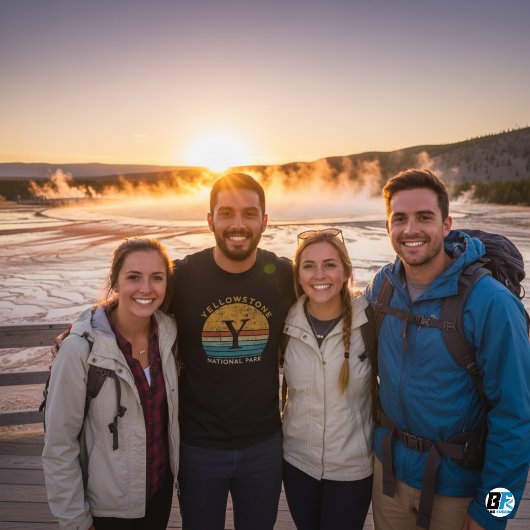 Yellowstone Nationalpark T - Shirt