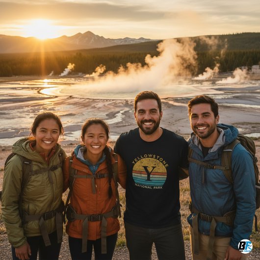 Yellowstone Nationalpark T - Shirt