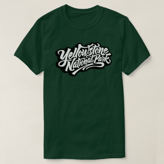 Yellowstone-Nationalpark T-Shirt (Design vorne)