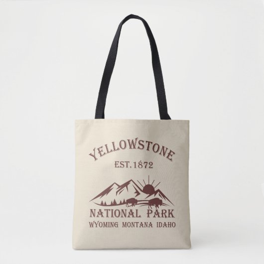 Yellowstone Nationalpark Tasche (Vorderseite)