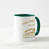 Yellowstone Nationalpark Tasse (VorderseiteRechts)