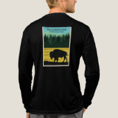 Yellowstone-Nationalpark Tri-Blend Shirt (Rückseite)