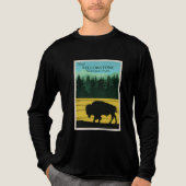 Yellowstone-Nationalpark Tri-Blend Shirt (Vorderseite)