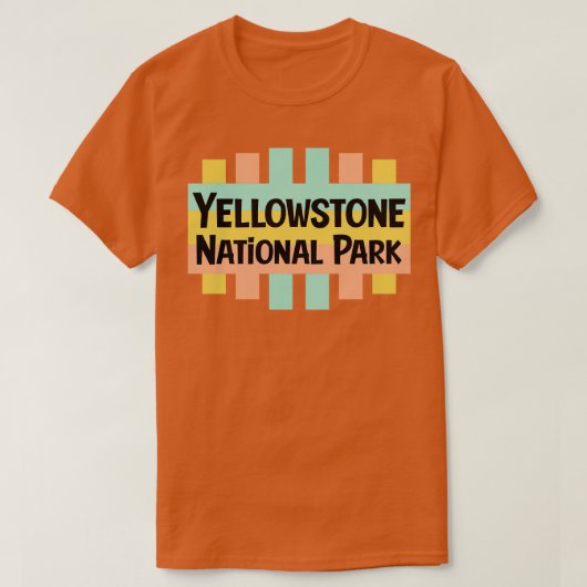 Yellowstone Nationalpark TShirt 8 (Design vorne)