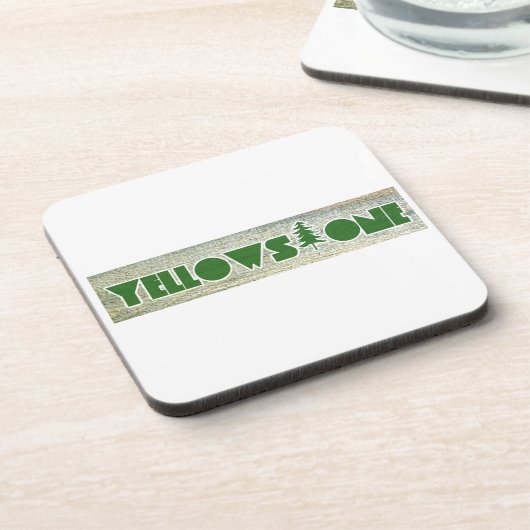 Yellowstone-Nationalpark Untersetzer (Linke Seite)