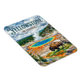 Yellowstone-Nationalpark USA Magnet (Rechte Seite)