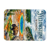 Yellowstone-Nationalpark USA Magnet (Horizontal)