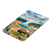 Yellowstone-Nationalpark USA Magnet (Linke Seite)
