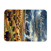 Yellowstone-Nationalpark USA Magnet (Horizontal)