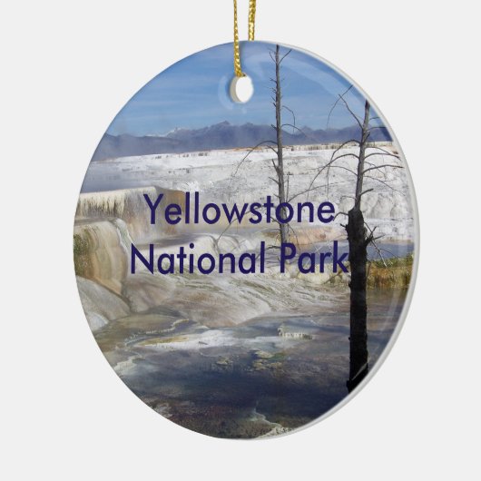 Yellowstone Nationalpark Verzierung Keramikornament (Links)
