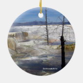 Yellowstone Nationalpark Verzierung Keramikornament (Hinten)