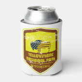 Yellowstone Nationalpark Vintag Dosenkühler (Kanne Vorderseite)
