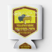 Yellowstone Nationalpark Vintag Dosenkühler (Rückseite)