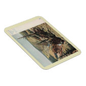 Yellowstone-Nationalpark, Vintag Magnet (Rechte Seite)