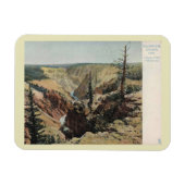 Yellowstone-Nationalpark, Vintag Magnet (Horizontal)