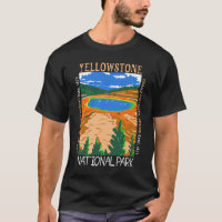 Yellowstone Nationalpark Vintage Distressed