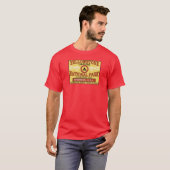 Yellowstone Nationalpark Vintager Aufkleber T-Shirt (Vorne ganz)