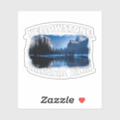 Yellowstone Nationalpark Vinyl Sticker (Blatt)