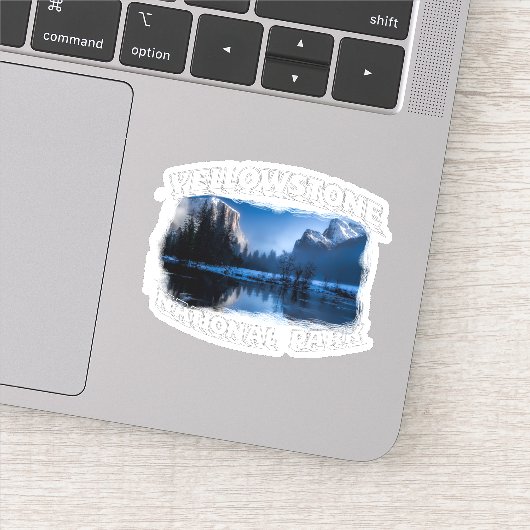 Yellowstone Nationalpark Vinyl Sticker (Detail)