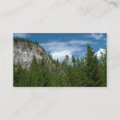Yellowstone-Nationalpark Visitenkarte (Rückseite)