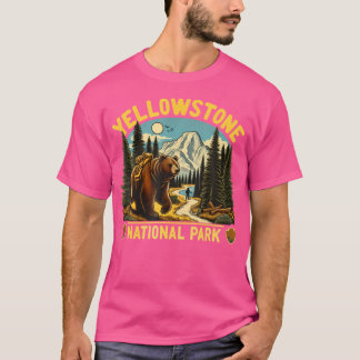 Yellowstone Nationalpark Wandern Bären Nationalpar T-Shirt