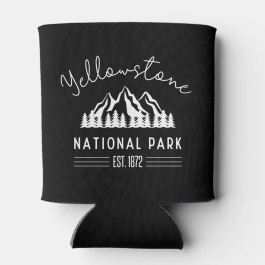 Yellowstone Nationalpark Wandern Camping Dosenkühler (Rückseite)