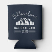 Yellowstone Nationalpark Wandern Camping Dosenkühler (Rückseite)