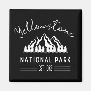 Yellowstone Nationalpark Wandern Camping Magnet
