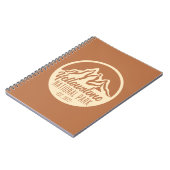 Yellowstone Nationalpark Wandern Camping Notizblock (Linke Seite)