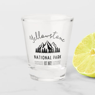 Yellowstone Nationalpark Wandern Camping Schnapsglas