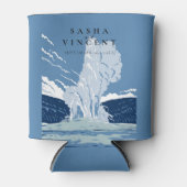 Yellowstone Nationalpark Wedding Retro Dosenkühler (Vorderseite)