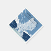 Yellowstone Nationalpark Wedding Serviette (Ecke)