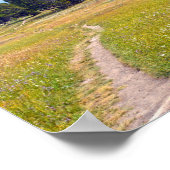 Yellowstone Nationalpark Wiesenwanderweg Poster (Ecke)