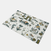 Yellowstone Nationalpark Wildlife Patches Fußmatte (Schrägansicht)