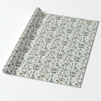 Yellowstone Nationalpark Wildlife Patches Geschenkpapier