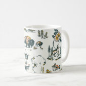 Yellowstone Nationalpark Wildlife Patches Kaffeetasse (VorderseiteRechts)