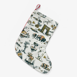 Yellowstone Nationalpark Wildlife Patches Kleiner Weihnachtsstrumpf