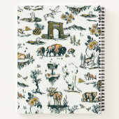 Yellowstone Nationalpark Wildlife Patches Notizblock (Rückseite)