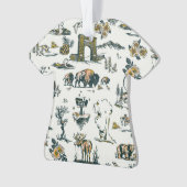 Yellowstone Nationalpark Wildlife Patches Ornament (Vorderseite)