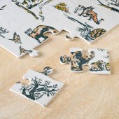 Yellowstone Nationalpark Wildlife Patches Puzzle (Seite)