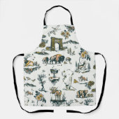 Yellowstone Nationalpark Wildlife Patches Schürze (Vorderseite)