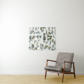 Yellowstone Nationalpark Wildlife Patches Wandteppich (Beispiel (Horizontal))