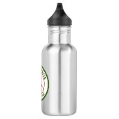 Yellowstone Nationalpark Wolf Edelstahlflasche (Rechts)