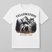 Yellowstone Nationalpark Wolf Mountains T-Shirt