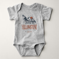 Yellowstone Nationalpark Wolf Mountains Vintage